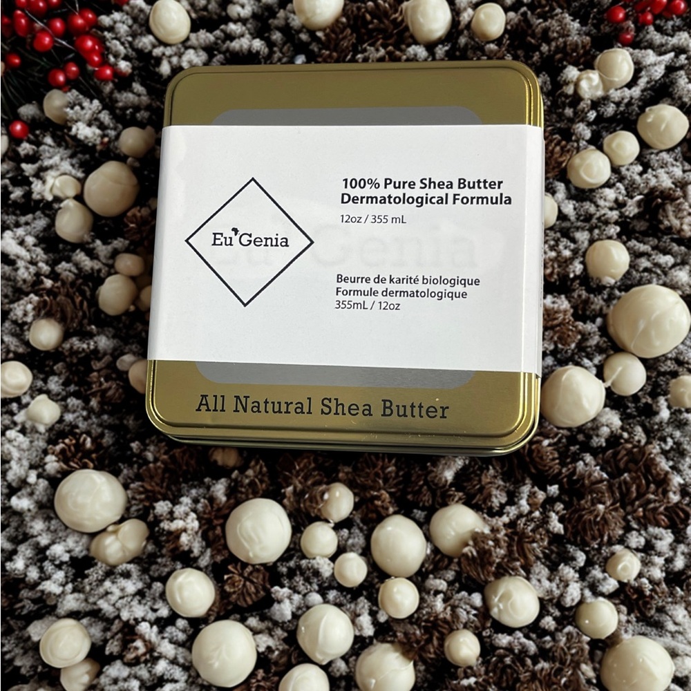 Eu’Genia 100% Shea Butter – Dermatological Formula (12 oz Jar) - Picture 2 of 7